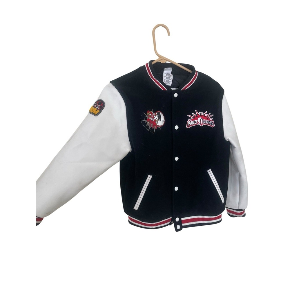 Disney Power Rangers NINJA STORM Red Ranger Varsity Jacket VTG RETIRED Boy 10/12